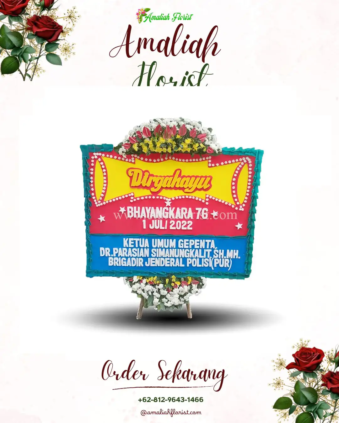 Papan Bunga HUT Ulang Tahun Muara Papalik